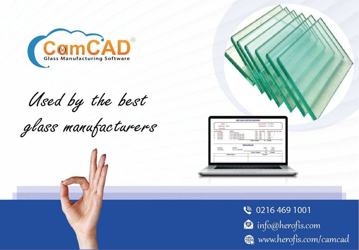 camcadprogrami's tweet image. herofis.com
0216 469 1001
info@herofis.com

#camprogramı #camüretimi #glass  #manufacturing #Software
