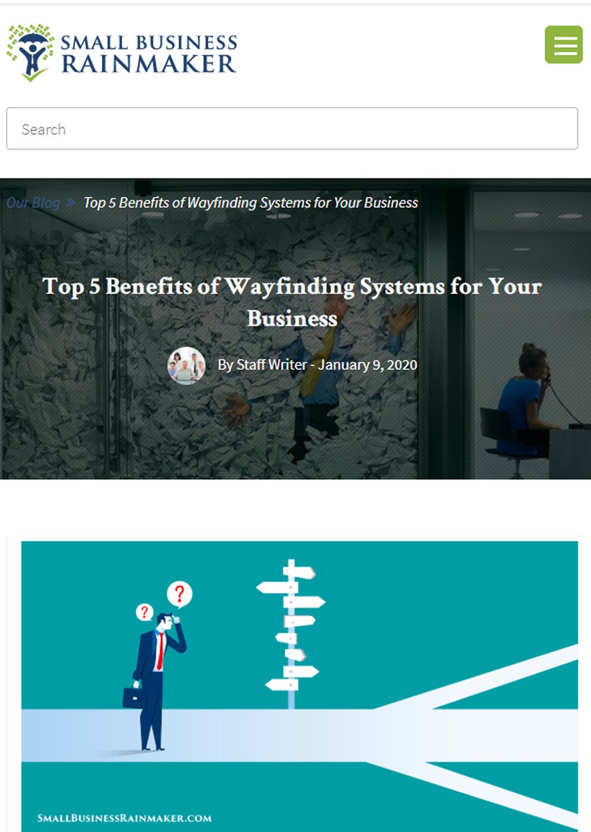 SignCraftInd's tweet image. Want to know the TOP 5 benefits of wayfinding signage for your business? 
Click the article below:
buff.ly/2tJ92tX 

#signcraft #signs #indianapolis
#signcraftind #wayfinding #wayfindingsigns