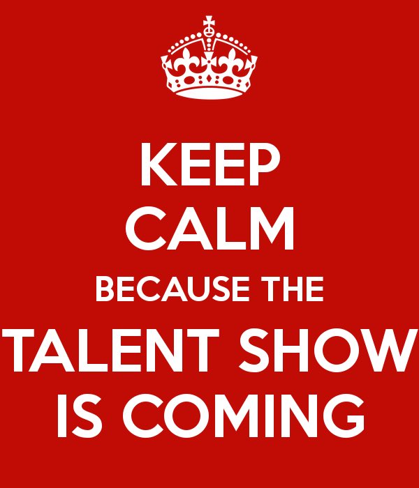 Get your acts ready The 2020 Talent Show tryouts will be after school and throughout the evening on Tuesday, February 18th.  The show will be at Chaparral High School this year on Friday, March 6th. More information, including a link to sign up for a tryout spot, will come soon.