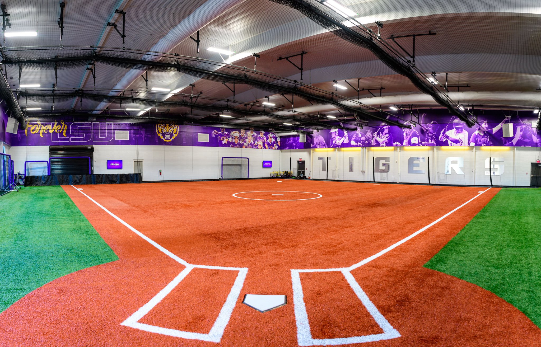LSU Softball introduces indoor performance center Robo coach