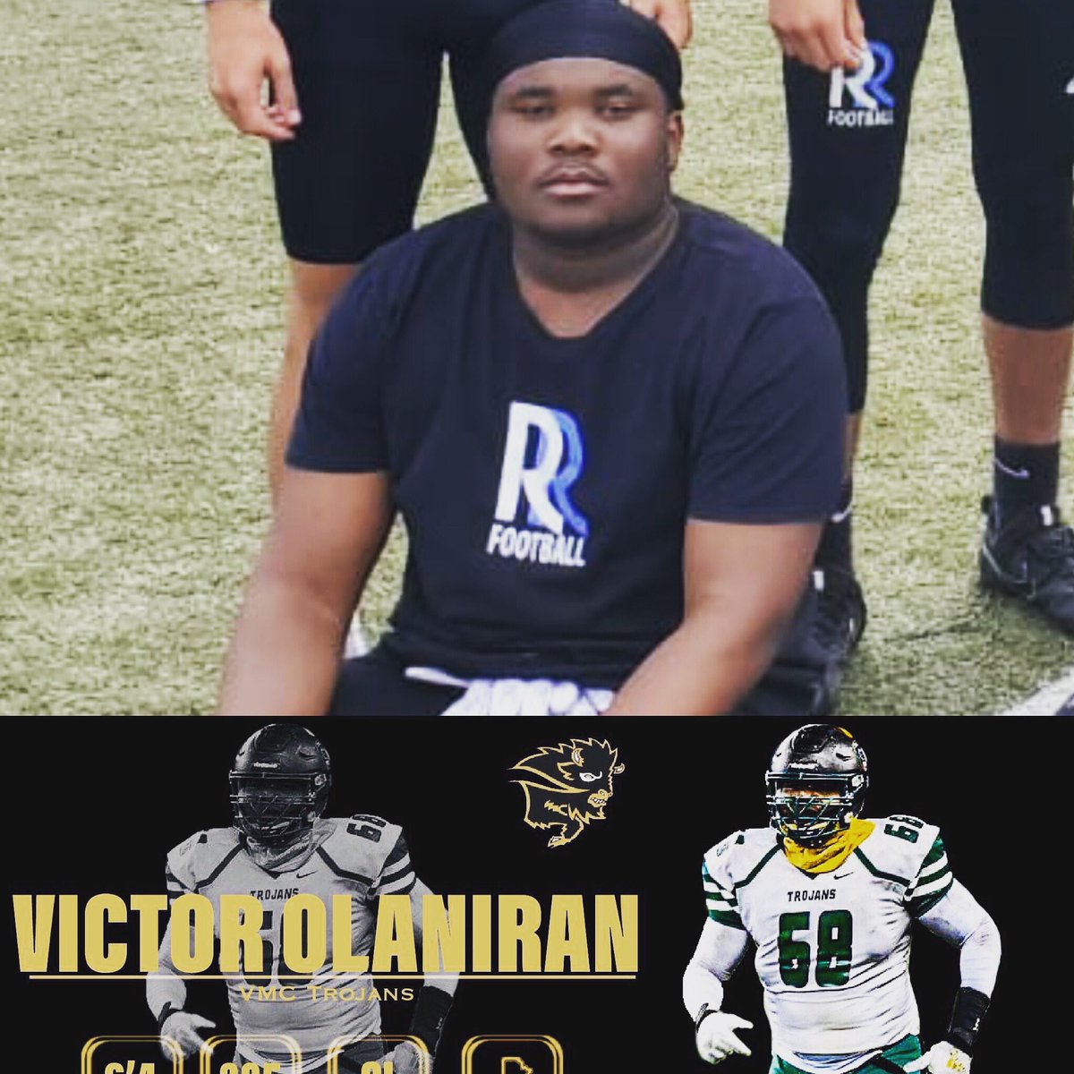 Congrats to <a href="/recruitready/">Recruit Ready</a> @vmctrojans OL <a href="/dcnvictor/">victor.dcn</a> on his Commit to @umbisonfootball ! 
@playing4apurpose 
#RRFAM