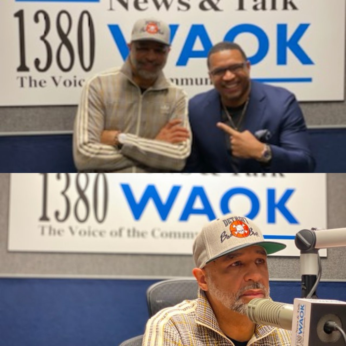 Rashad_Richey's tweet photo. When LEGENDARY journalist @EdLGordon (#EdGordon) stops by, all you can say is WOW! Ed and I discussed current #Black leadership, the social climate and his new book CONVERSATIONS IN BLACK: On Power, Politics, and Leadership. Great discussion! #WAOK #V103 @WAOK @V103Atlanta https://t.co/K4uU1IX27Q