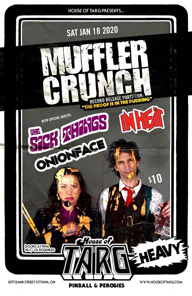 NEXT SATURDAY, JAN 18TH <a href="/HouseofTarg/">House of TARG</a> w/ <a href="/MufflerCrunch/">MUFFLER CRUNCH</a>, SICK THINGS, &amp; <a href="/InHeatRules/">In Heat</a>! #onionface #whatyouvedone #kickme #rocknroll #ottawa #houseoftarg