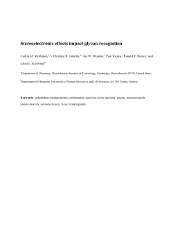 ChemRxiv's tweet image. Stereoelectronic Effects Impact Glycan Recognition by Laura Kiessling &amp;amp; co-workers

doi.org/10.26434/chemr…