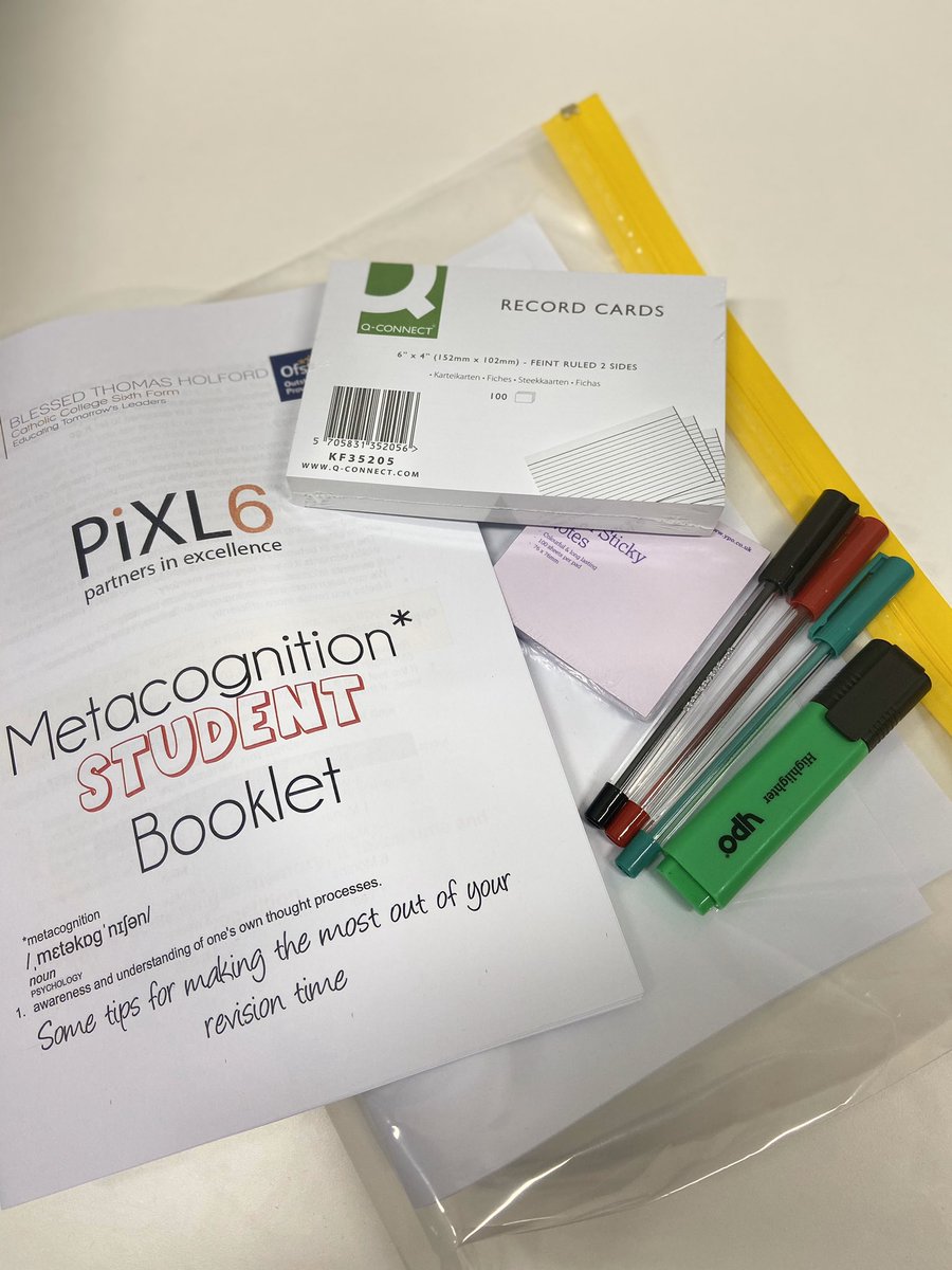BTHCC_SixthForm's tweet image. Year 13 assembly on metacognition revision techniques with Ms Burton &amp;amp; Mrs Connaughton this morning. 4 techniques now being used!! Revision packs given to everyone! You’ve got this Year 13!!! @PiXL_6 #revision #metacognition #interleaving #chunking