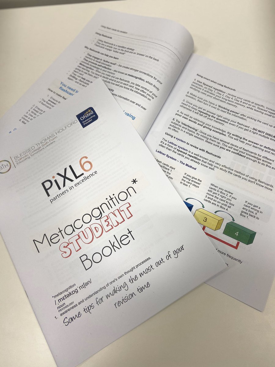 BTHCC_SixthForm's tweet image. Year 13 assembly on metacognition revision techniques with Ms Burton &amp;amp; Mrs Connaughton this morning. 4 techniques now being used!! Revision packs given to everyone! You’ve got this Year 13!!! @PiXL_6 #revision #metacognition #interleaving #chunking