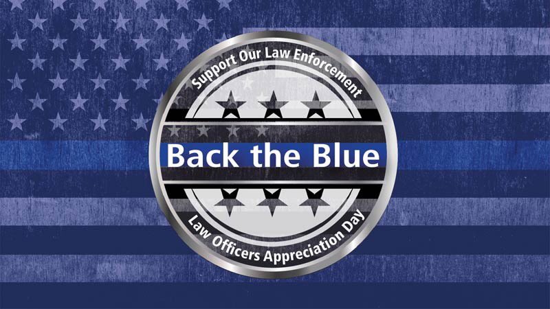 Back the Blue today and everyday! Thank you to all of the law enforcement officers in our community! A special thanks to the Baker County Sheriff's Office for all of their support and hard work!