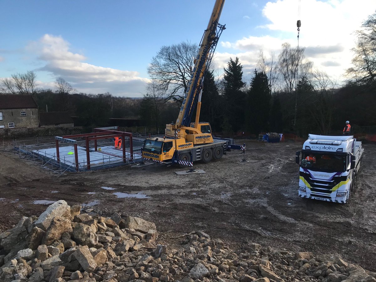 Floor going on on one of our new build projects