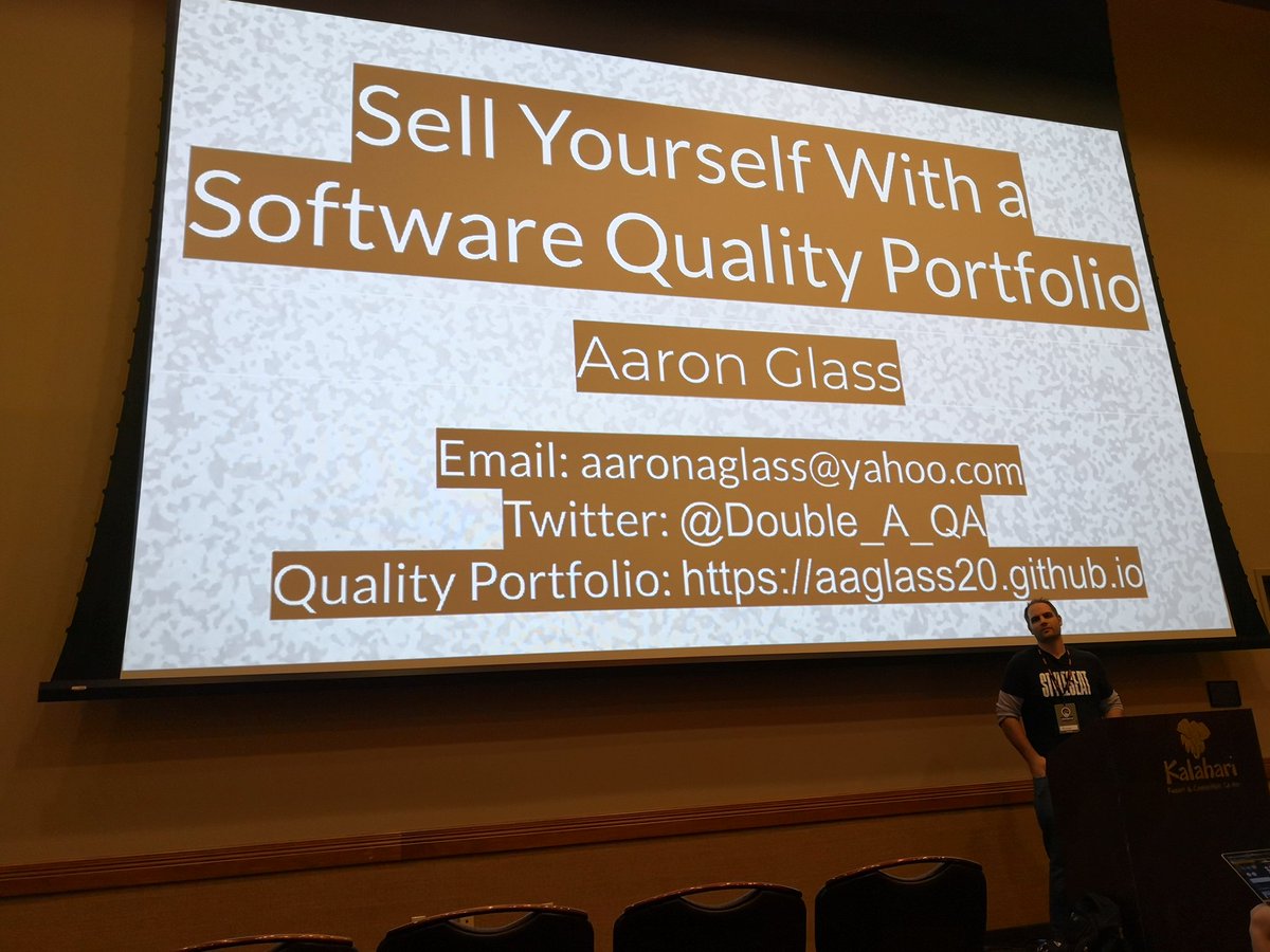 fed_goose's tweet photo. Quality talk by @Double_A_QA at @codemash. Killing it #codemash2020 https://t.co/dyYdWlRcd7