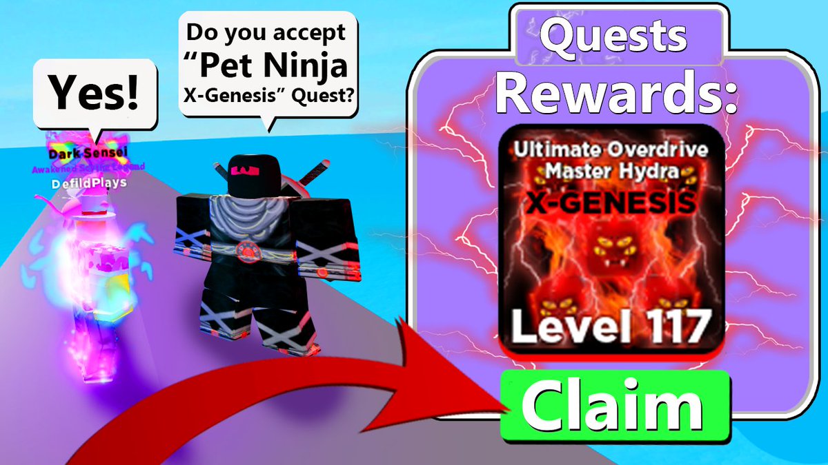 Code Defild On Twitter Today I Found A Secret Quest In Ninja Legends And Invited You To Come Solve It And Get Free X Genesis Pets Oo Https T Co Dmnpier7ys Https T Co Ydnigvldfe - roblox ninja legends pets list