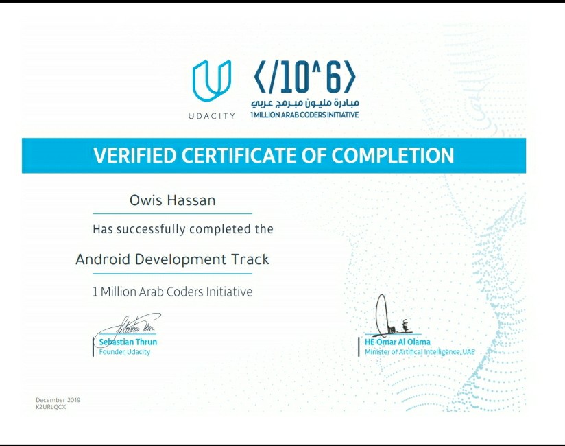 owisHassan's tweet image. #مليون_مبرمج_عربي
#android_development 
احد انجازات السنة الماضي😁