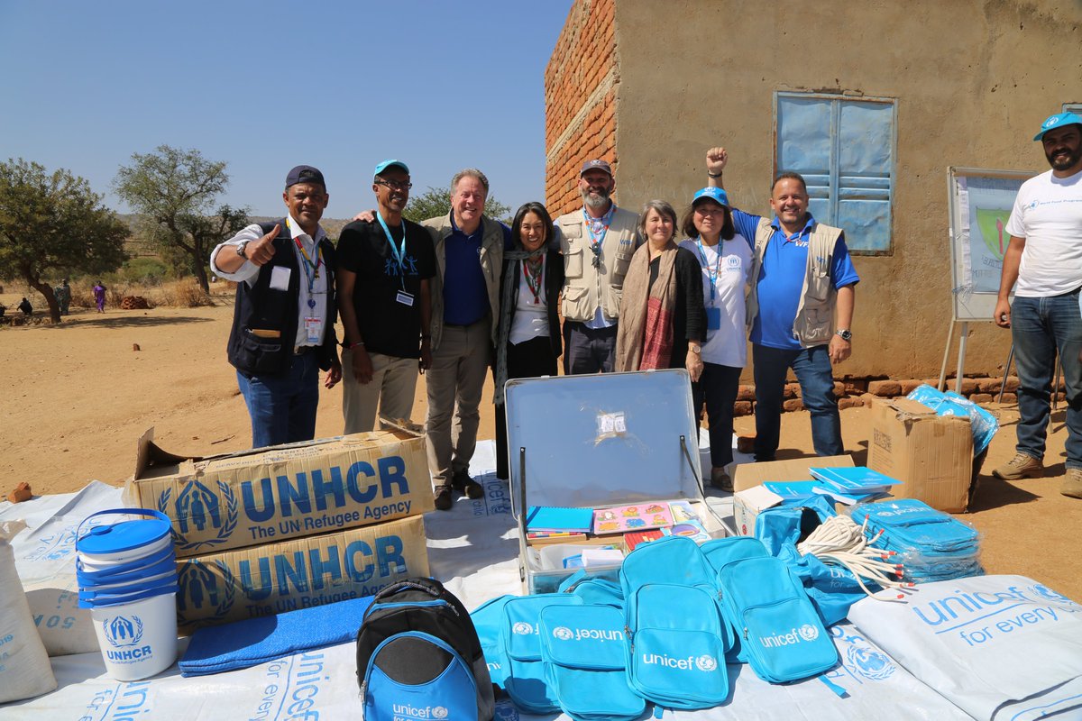 WFP_Sudan's tweet image. We are working closely with other @UN agencies such as @UNICEFSudan and @Refugees in #Sudan to ensure school children in Kauda have access to integrated school health and nutrition interventions, such as better #WASH services and nutrition education. ow.ly/3WhL50xRuM4