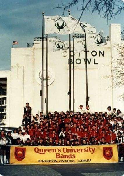 QueensBands's tweet photo. Here’s today’s #throwbackthursday courtesy of some awesome Alumni that shared these photos of the Bands at the Dallas Cotton Bowl in January 1982.
.
What’s your favourite event that Queen’s Bands performs/performed at? https://t.co/ukzKYjzEIv