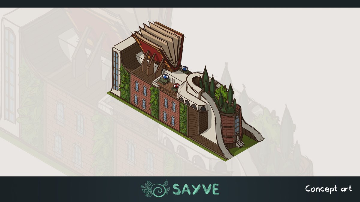 Let's go to the library !
A delicous place, peaceful and favourable to meet people. Essential place who suggests, for players, to do tasks 📕🦸‍♂️
#mobilegames #citybuilder #indiegame #indiedev #unity3d #madewithunity #ConceptArt #TaskhaveFun #Peaceful