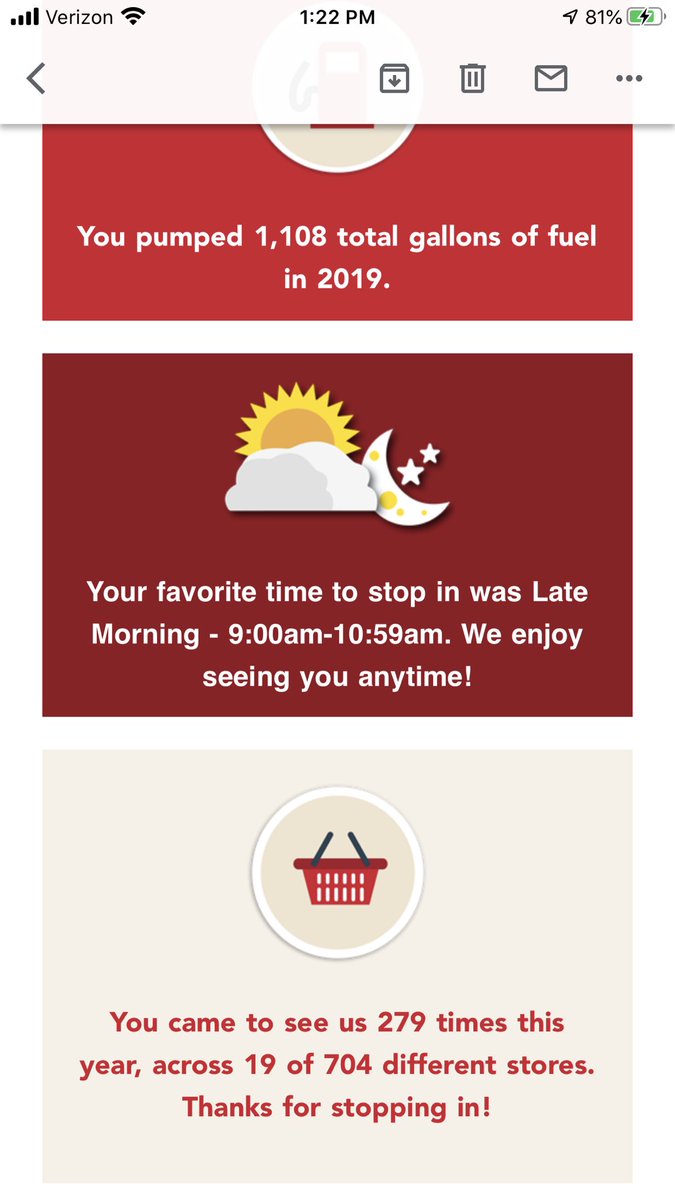 CartyNathan's tweet photo. Wow... @KwikTrip has just reminded me how much I love them.. On average I was there 23 days a month 😳 #cantcomplain https://t.co/jY2dYLsh7c