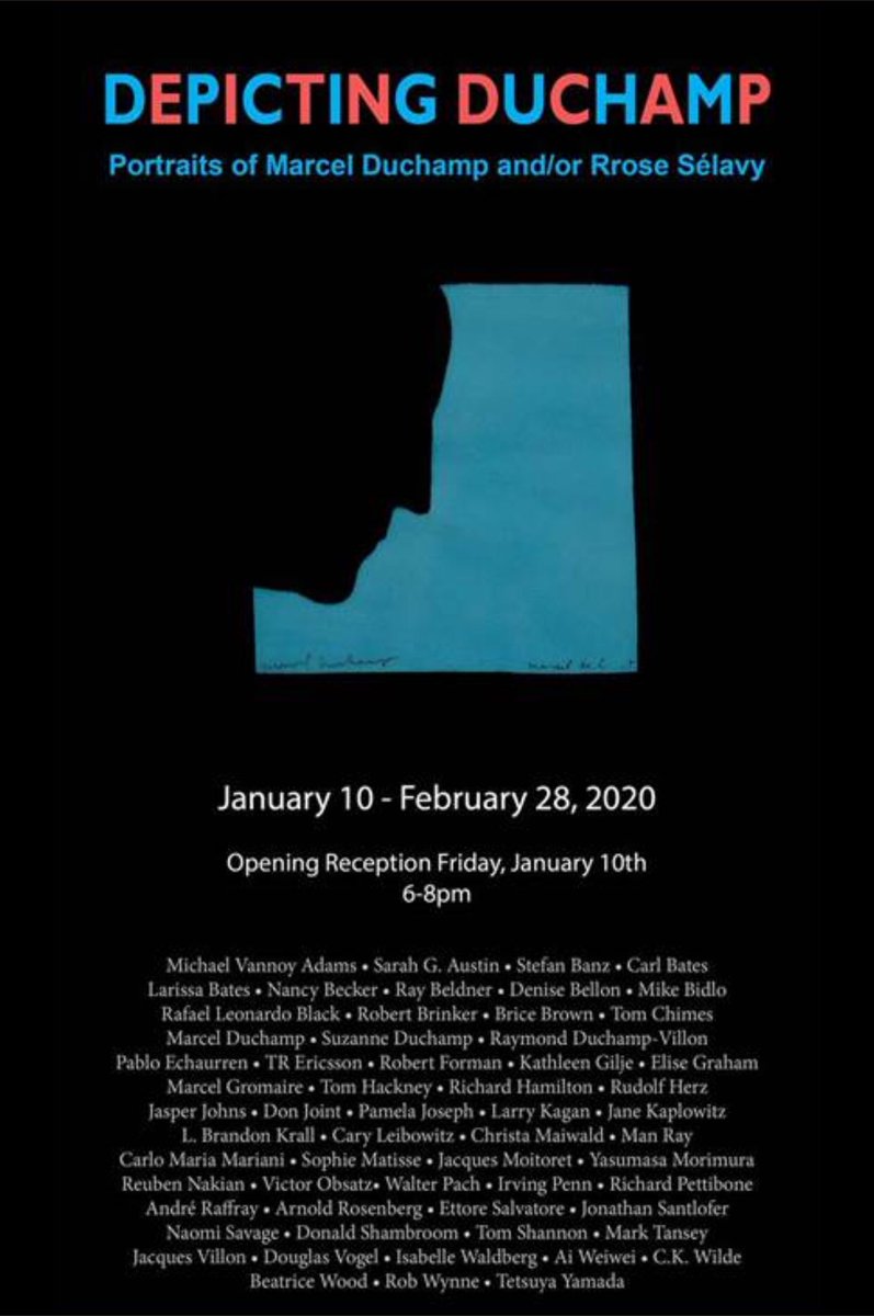 ckarlwilde's tweet photo. NYC! My portrait of Marcel Duchamp will be shown at 
Francis M. Naumann Fine Art on 24 West 57th Street, Suite 305 New York, NY 10019! Opening January 10th 6-8pm! Show up until 28th of February! Go see this show! #duchamp #ckwilde #rroseselavy #currencycollage #francisnaumann https://t.co/2KSUHNtInG