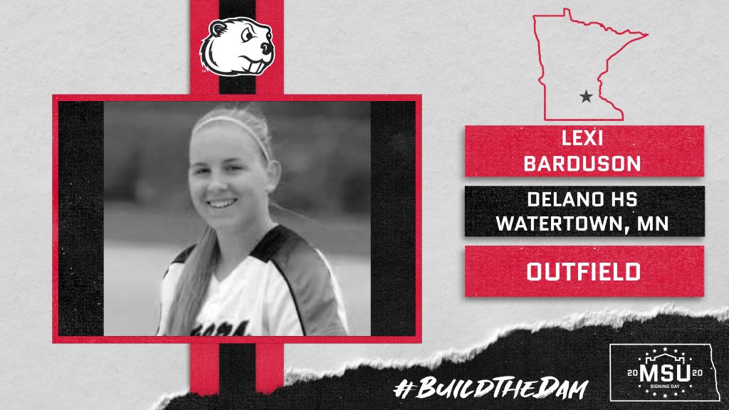 MSUBeaversSB's tweet photo. #BeaverSoftball welcomes another Class of 2020 signee!
Lexi Barduson is your newest Beaver!
#BuildTheDam #NSD19 https://t.co/9G03pZtpGU