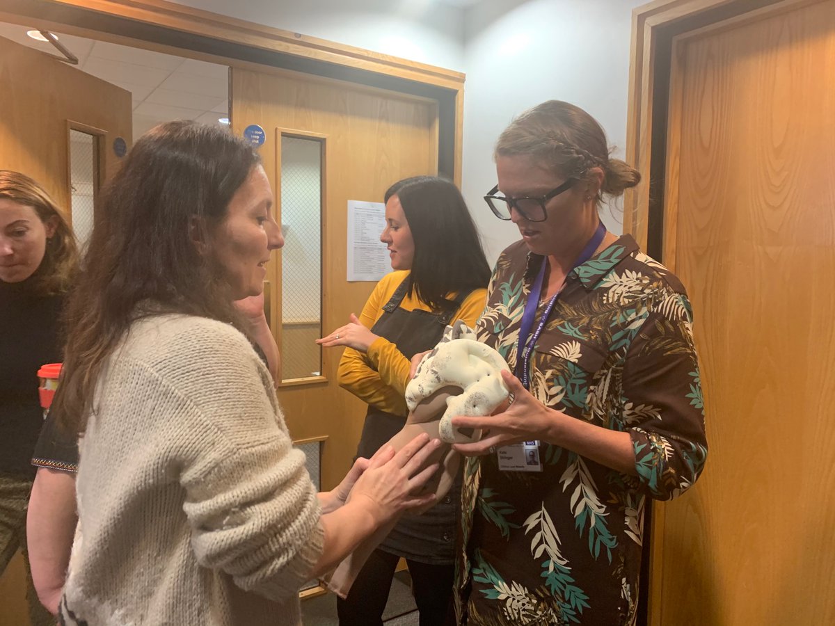 Breech101's tweet photo. Teaching #breech manoeuvres to resolve complications and restore the normal mechanism at Brighton today. Fantastic turn out from passionate #midwives and #obstetricians wanting time extend their breech knowledge and skills @SisterShawnRM @MidwifeSpillane https://t.co/uPVskeVm7T