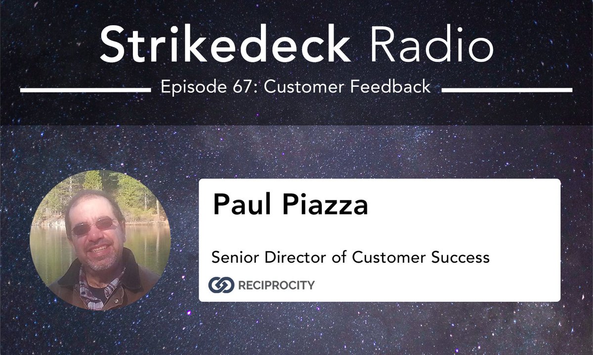 strikedeck's tweet image. Join Paul Piazza, Senior Director of Customer Success at Reciprocity, Inc and Kristen Hayer as they talk about ways that CS can share customer feedback with the rest of the organization, and the positive impact that can have on a company.
#CustomerSuccess

bit.ly/2T8wKdK