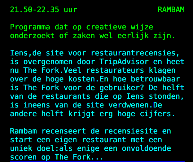zeetekst's tweet photo. En een onvoldoende scoren op #TheFork blijkt nog niet eens zo gemakkelijk... Ik vind het nu alweer hilarisch. #Rambam straks op #NPO3. https://t.co/OwUaXZpza4