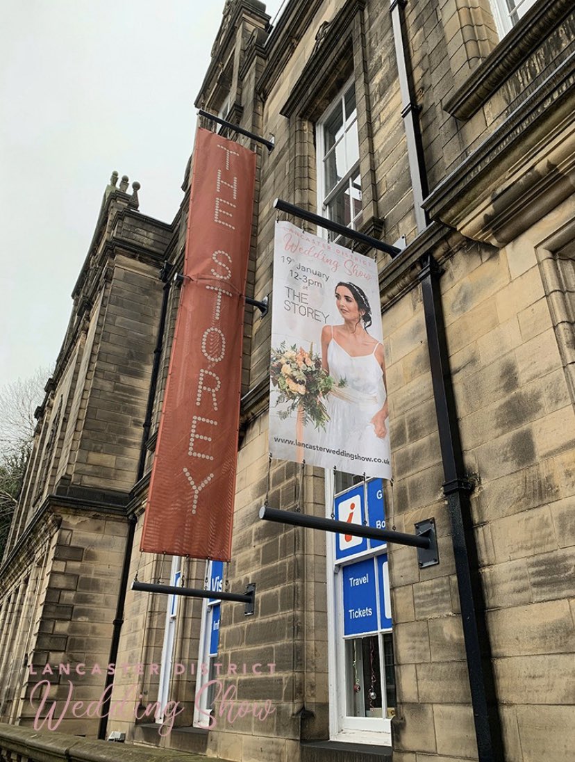 LDWeddingShow's tweet photo. #WeddingBanners are going up in and around Lancaster have you spotted one yet? 🖐 It’s nearly time for a Wedding Show!!! #ldws @the_storey_lancaster https://t.co/DDLWhXSQcr