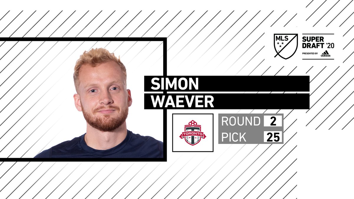 TorontoFC's tweet photo. With the 51st pick of the 2020 MLS #SuperDraft, the Reds select Danish defender Simon Waever out of Indiana University. https://t.co/5M7h5SScgZ