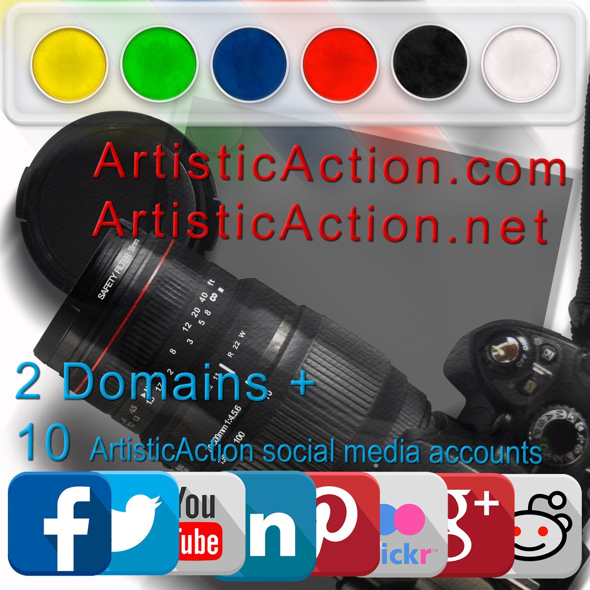 artisticaction's tweet photo. Perfect for artist or photographer to create an instant brand

For sale of 2 domain names: https://t.co/dv8uRITOg2 and https://t.co/cBz0Ng5boH

PLUS 10 ActionAction social media accounts
More info @ https://t.co/AAOH7SODOp
#artisticaction https://t.co/5H7kNPdt46
