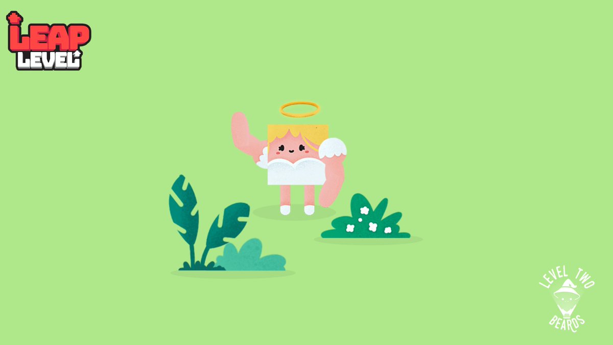 lvl2beards's tweet photo. Hey twitter, our #LeapLevel Angel 👼 is hoping you are having a good week! Ready for a game? #indiedev #gameart #procreate5 https://t.co/ot4SFn75pt