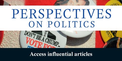 PoPpublicsphere's tweet photo. The twelve Perspectives articles with the Highest Altmetric Scores in 2019 are now free-to-access through January 2020! Thank you Cambridge University Press!

https://t.co/pvO33xJUWW

Happy downloading,
Perspectives https://t.co/OivEqj9jWW