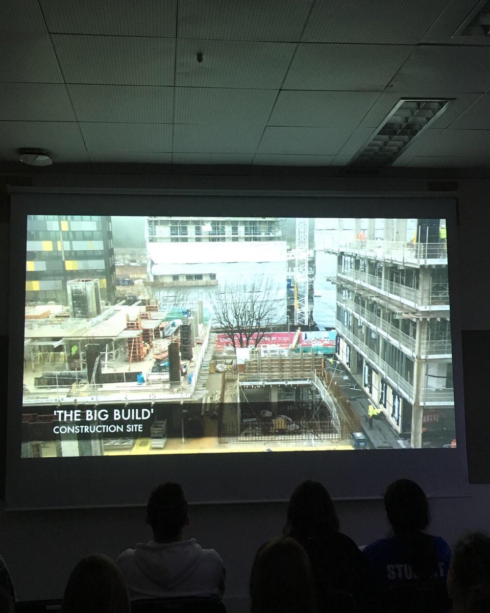 IntArchBTN's tweet photo. Here’s a few snaps from today’s preview of the BREAKING NEWS rushes. Second year students have been exploring the future of the building site that overlooks our academic home Mithras House. https://t.co/MmisqdXOTH