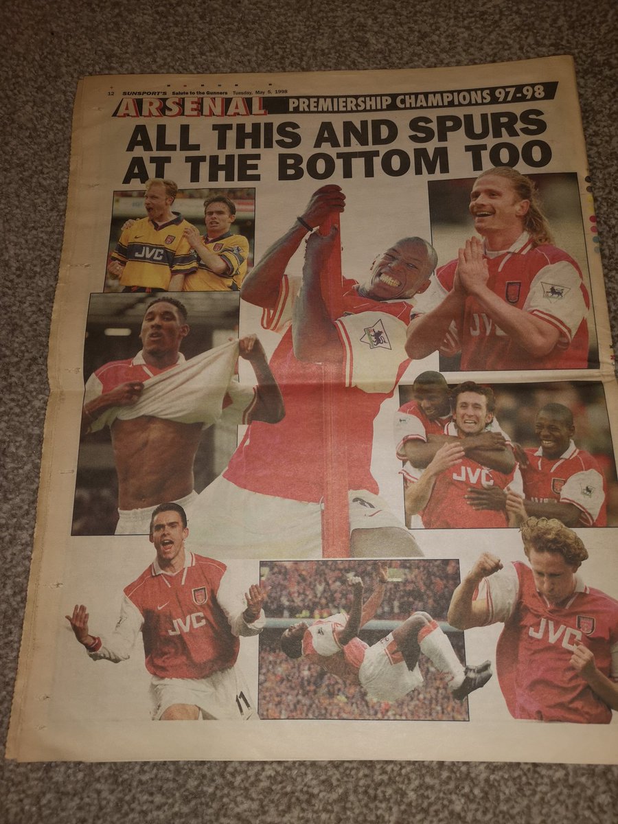 LB (@lsb1978) on Twitter photo Clearing out and look what I find from '98 original <a href="/Arsenal/">Arsenal</a> newspaper pullout from the premier league champions featuring <a href="/IanWright0/">Ian Wright</a> <a href="/LeeDixon2/">Lee Dixon ๐๐บ๐ฆ</a> <a href="/RealRomfordPele/">Ray Parlour</a> <a href="/thedavidseaman/">David Seaman MBE ~ SafeHands</a> <a href="/NigelWinty3/">Nigel Winterburn</a> <a href="/martinkeown5/">Martin Keown</a> <a href="/TonyAdams/">Tony Adams</a> Clearing out and look what I find from '98 original <a href="/Arsenal/">Arsenal</a> newspaper pullout from the premier league champions featuring <a href="/IanWright0/">Ian Wright</a> <a href="/LeeDixon2/">Lee Dixon ๐๐บ๐ฆ</a> <a href="/RealRomfordPele/">Ray Parlour</a> <a href="/thedavidseaman/">David Seaman MBE ~ SafeHands</a> <a href="/NigelWinty3/">Nigel Winterburn</a> <a href="/martinkeown5/">Martin Keown</a> <a href="/TonyAdams/">Tony Adams</a>