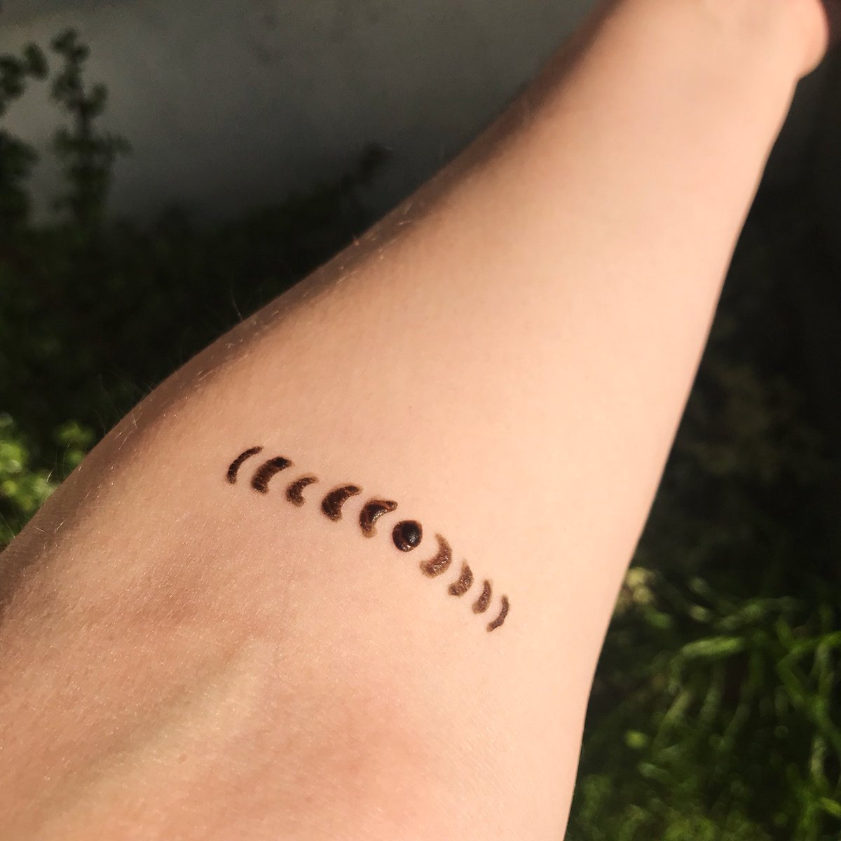 25 Moon Phases Tattoo Ideas