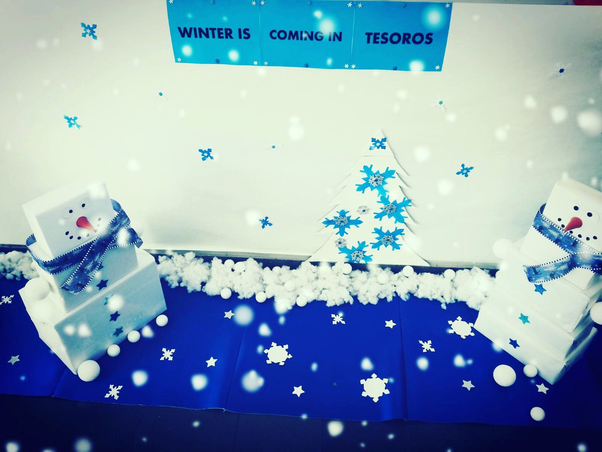 AMPAeeiTesoros's tweet photo. ⛄️ Winter is coming in #Tesoros ❄️ https://t.co/Ygm23cMsJv