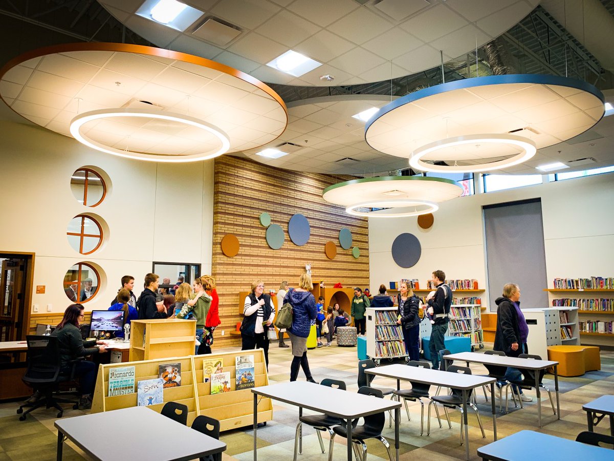 HordCoplanMacht's tweet photo. Bishop Elementary celebrated its grand opening this week! A replacement school, Bishop was thoughtfully designed to pay homage to both the history of the neighborhood and the school's culture of inclusion. @EngSchools https://t.co/mGLen5NF8N