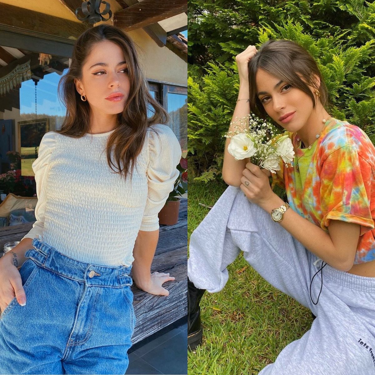 Telemundo's tweet photo. #TiniStoessel se puso bikini y subió la temperatura.👙🔥 Vía @latinxnow (📸 @TiniStoessel) 👉https://t.co/GdaDmonG0J https://t.co/0kU9IjnVhR