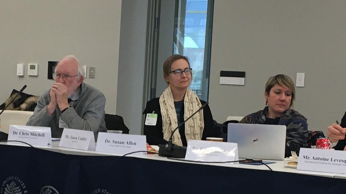 ACP_Schlaining's tweet photo. Susan Allen during 3rd Annual Conveners‘ CoP workshop: „Monitoring and evaluation of track 2 dialogue projects need to be part of the overall conflict resolution process“. with G. Kramer-ASPR & Dr. W. Graf-HKI #susanallen #georgemasonuniversity #scar #ottawadialogue #usip https://t.co/XEjUGvHpRp