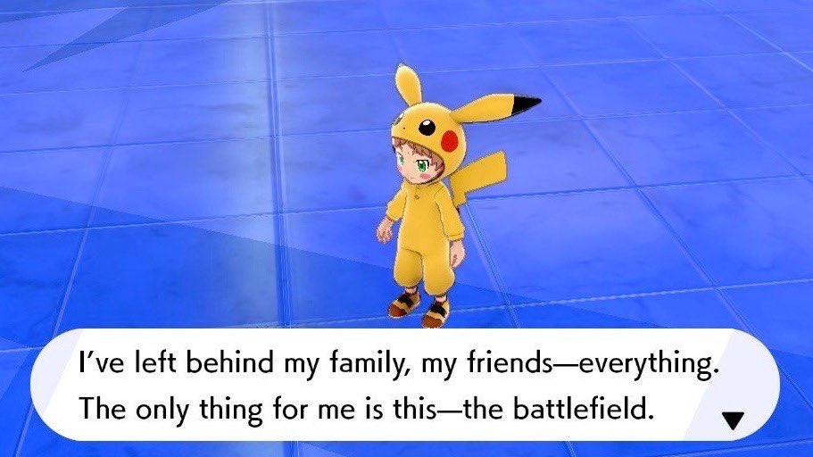 Takumi, disguised and making his appearance in Pokemon Sword and Shield.