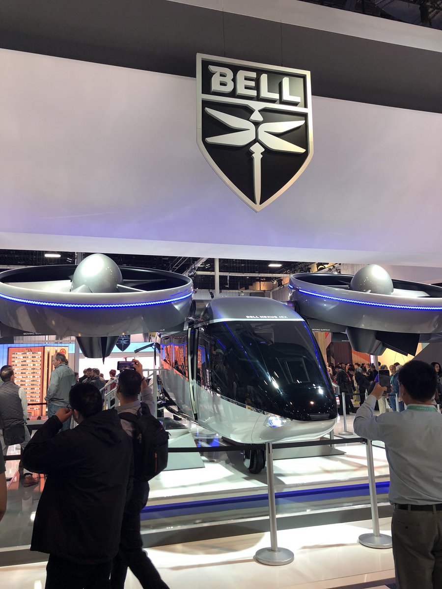 tti_marketeye's tweet photo. I know flying taxis seem far fetched but when you see what Bell Helicopter and Hyundai brought to @CES it might change your mind. There is too much money invested in this to not take it seriously. Plus, these are key to the future of the mega city. @ttiinc @symmetryelec @RFMWLtd https://t.co/EPbSV7Irxm