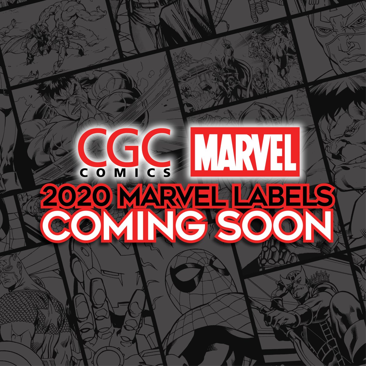 CGCComics's tweet photo. ...More info coming soon!
#CGCComics #CGCMarvelLabels #2020CGCLabels #MarvelComics #MarvelUniverse #ComicGrading #ComicBookGrading #CGC #Comics #ComicBooks #ModernAgeComics #SilverAgeComics #GoldenAgeComics #ComingSoon https://t.co/uHpxxhSXR0