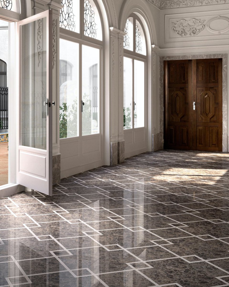 😍 What do you think of this marble flooring?

👇 Durden &amp; Hunt International have some simple tips you should follow when it comes to flooring:

1# Maintain consistency, no matter what material is used.
2# Hard surfaces always win over carpeting.