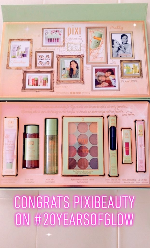 stuartbrazell's tweet photo. Big congrats to @PIXIBeauty for #20yearsofGlow 😍 https://t.co/g8VmT33VNt