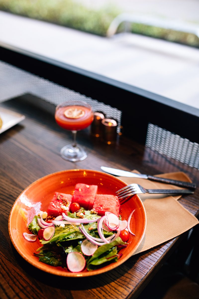 Sticking to your new year's resolutions is easy when your food is this pretty! Dust Cutter's menu features food made with locally sourced ingredients inspired by the Sonoran desert.