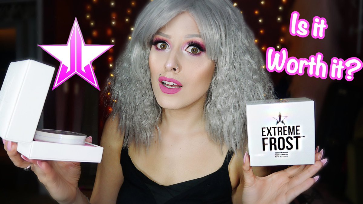 ElviraTaylor's tweet photo. https://t.co/cj5rvIMqpI
New video discussing @jeffreestar new Extreme Frost Highlighter! 
#jeffreestar #jeffreestarcosmetics #extremefrost #makeup #highlighter #youtube #unboxing #review #makeupreview #isitworthit #makeupaddict #makeuplover #elvirataylor https://t.co/XuMpZ7KyUH
