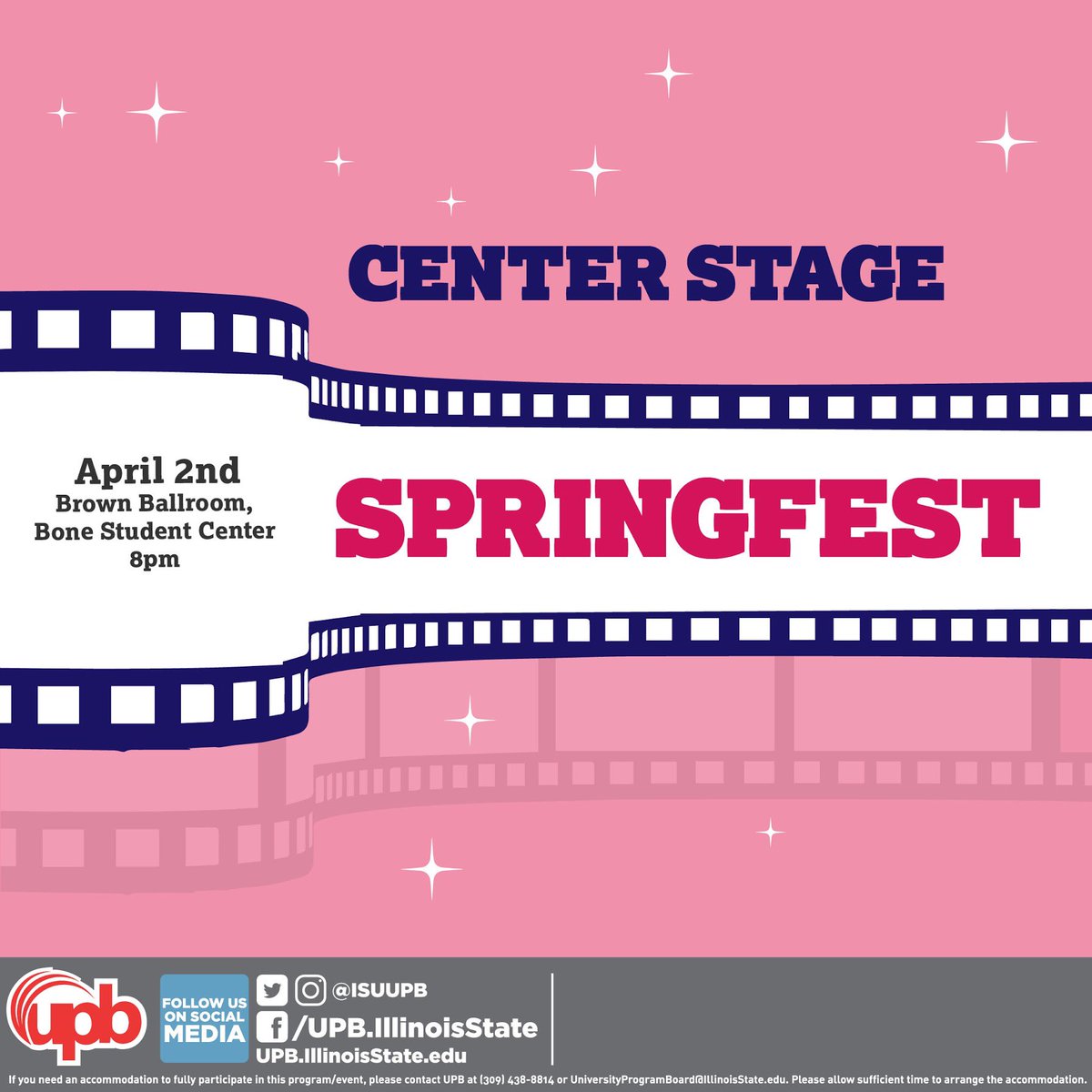 ISUUPB's tweet photo. We’ve got a double feature special for today🎬! Grab your popcorn and candy and enjoy these events from our Center Stage and Enrichment committees for next semester! #UPBeThere https://t.co/mrb3J3ZI5Y