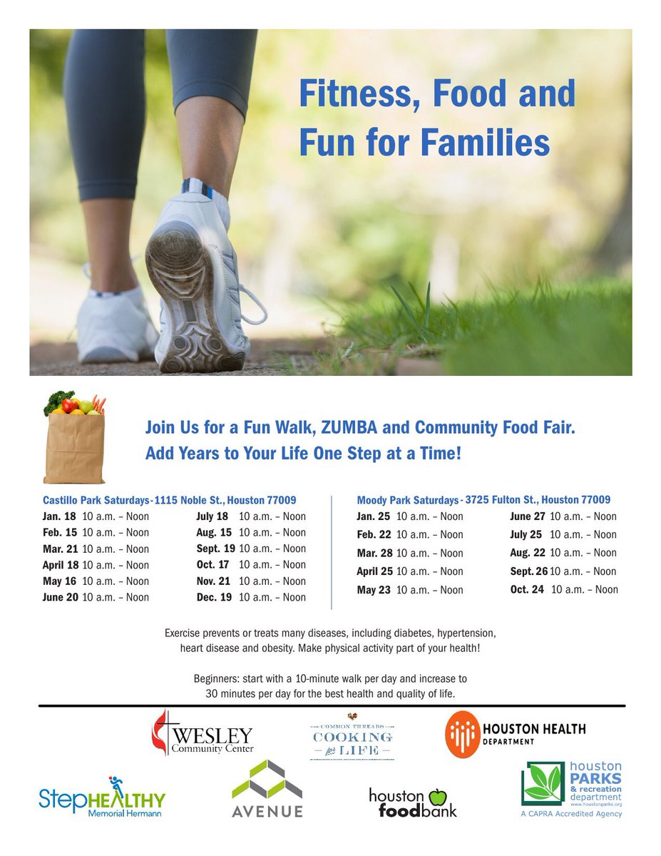 sharonthelove1's tweet photo. Step into the new year with some free #Zumba and @Common__Threads cooking and nutrition tips. We’re coming for you #northside #northline! #houston #houstontx #cookingforlife https://t.co/CU29Lmft7e