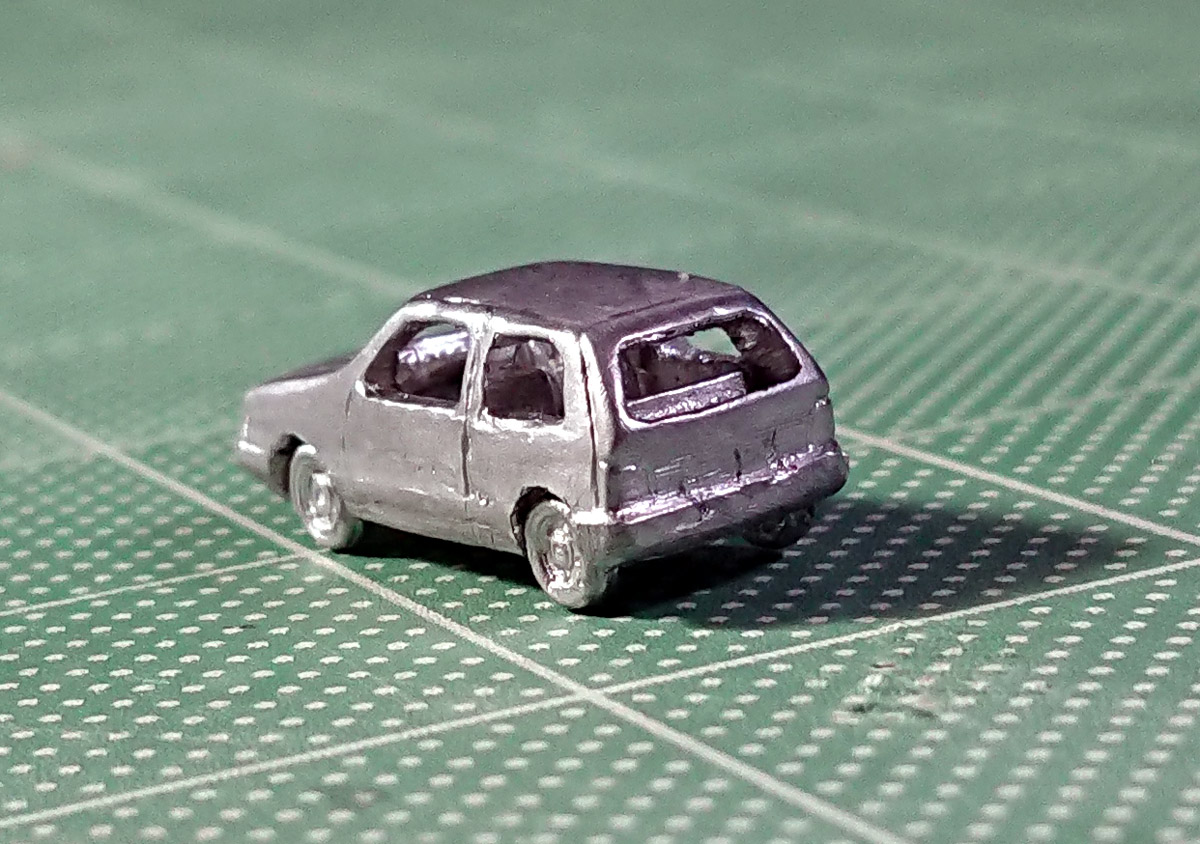 tanamach's tweet photo. メタルキャストの方のプロトタイプ完成。1/150で全長26mm。#fiatuno #metalcast https://t.co/1JGYa54V3D
