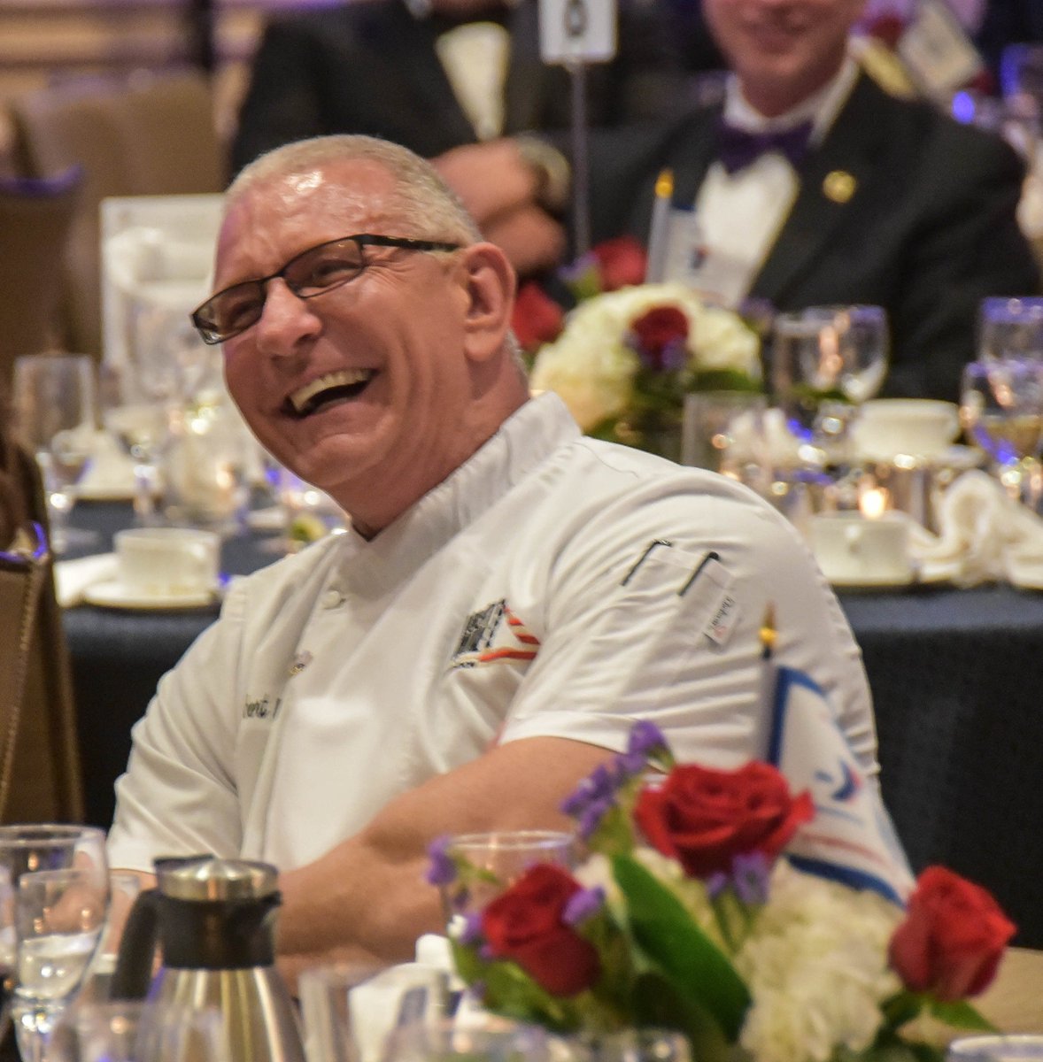asymca's tweet photo. Throwback Thursday to October 2019, and the time @cmorganmusic entertained attendees with an off-the-cuff song about @RobertIrvine at our 13th annual Angels of the Battlefield Gala. #TBT #angels19 https://t.co/K7O8wJAag0 https://t.co/tTCqDmZJby