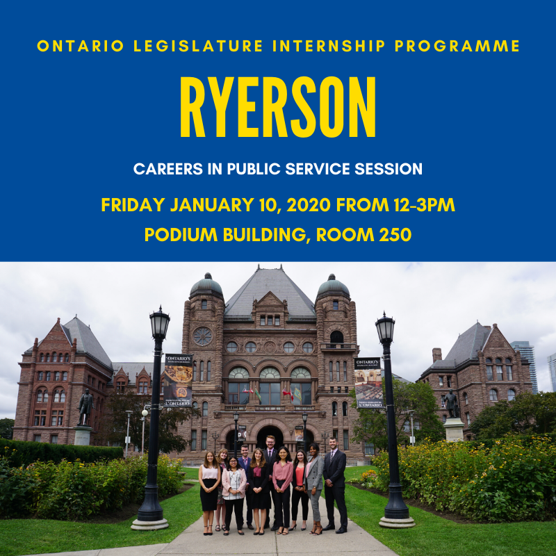 olipinterns's tweet photo. Tomorrow wraps up a busy week 1 of recruitment season with our session at @RyersonU! We will have a booth at the Public Service Careers Networking and Information Session in the Podium Building, Room 250! Come stop by! #Ryerson #ReplaceUs https://t.co/sh1wQIhZjh