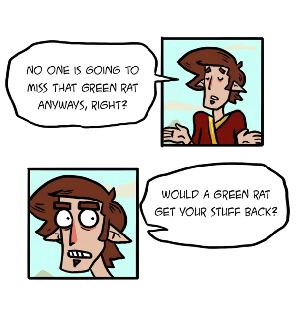 ?The Regulars?

"Every epic adventure begins with the heroes resting at the local tavern when adventure calls! Any similarities with your RPG's campaign is probably (not) just a coincidence."

by: @Conrad_Os
link: https://t.co/imfR4mVfGN 