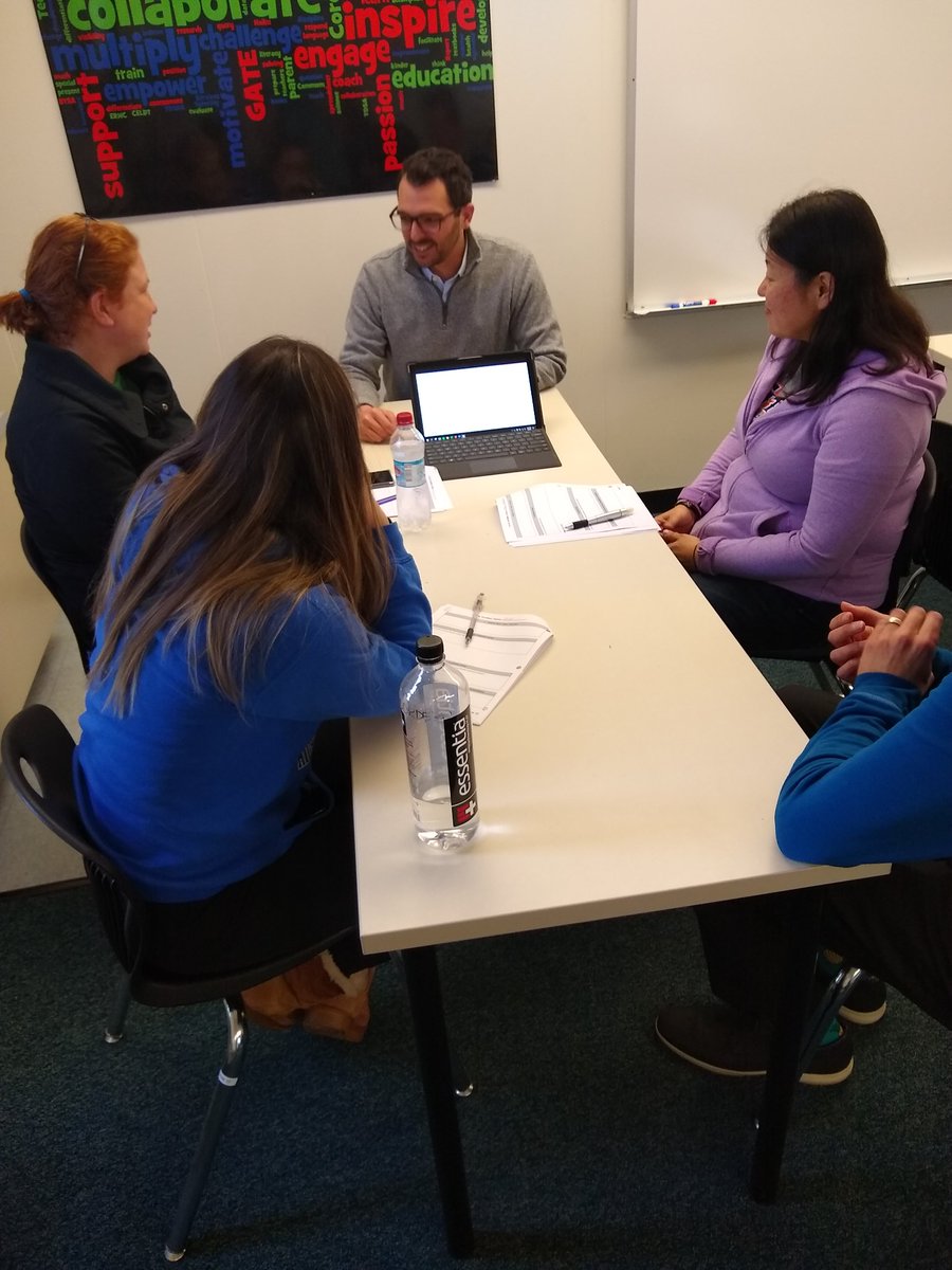 crystalkirch's tweet photo. Our awesome #tusdmath BEAM academy algebra 1 teachers sharing a lesson they adapted and facilitated with their colleagues to further the conversation around effective facilitation. 

Cc: @mr_stadel https://t.co/M5VL5mGHQT